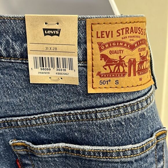 Levi’s Women’s 501 S High-Rise Skinny 5-Pocket Jeans- 31 X 28 - Picture 13 of 16